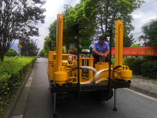 Wheel Type Cone Penetration Testing CPT Machine, CPTU Machine for Soil Properties Geotechnical Invesigation