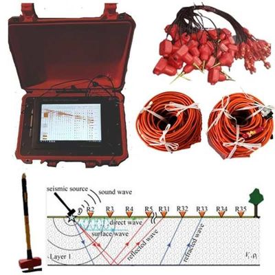 24 Channels Seismic Seismograph for Refraction Seismic Tomography MASW HVSR Downhole Seismic Survey