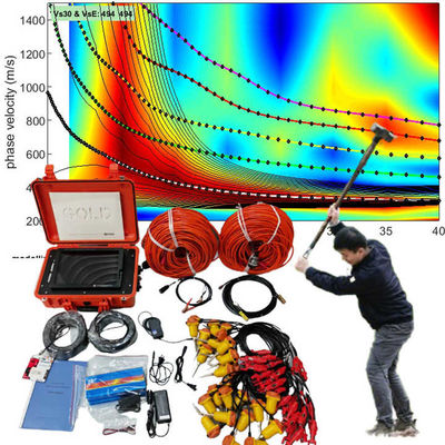 24 Channels Seismic Seismograph for Refraction Seismic Tomography MASW HVSR Downhole Seismic Survey