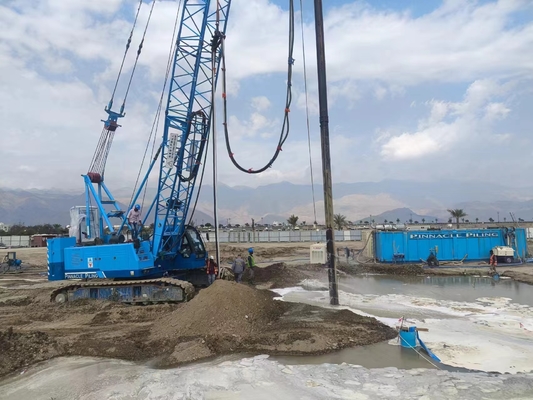 ZCQ100kw Deep soil improvement top feed vibroflot sand compaction stone column pile driver machine