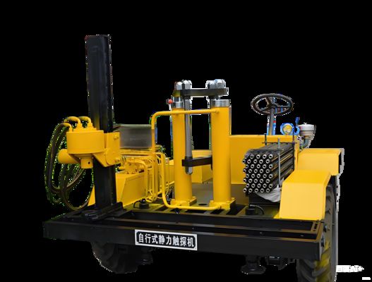 200kn Tracked Vehicle Soil Hydraulic CPT Static Cone Penetrometers Cptu Investigation Soil