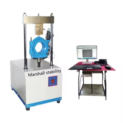 Automatic asphalt testing machine with electronic power load increase speed 50 mm per minute and pressure measuring range 30 to 50 KN