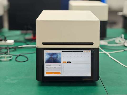 Smart gold testing machine with lead glass protection and one key test function ideal for hallmark and testing centers
