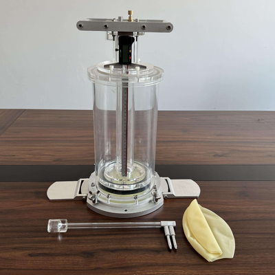Soil testing machine balloon method apparatus for fast precise soil density measurement suitable for field with piston stroke 280mm