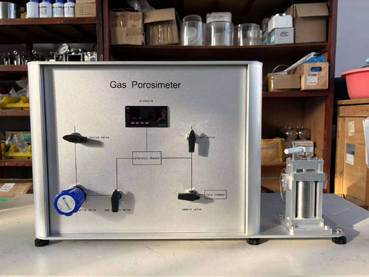 Manual Porosity Meter Porosimeter for Core Testing