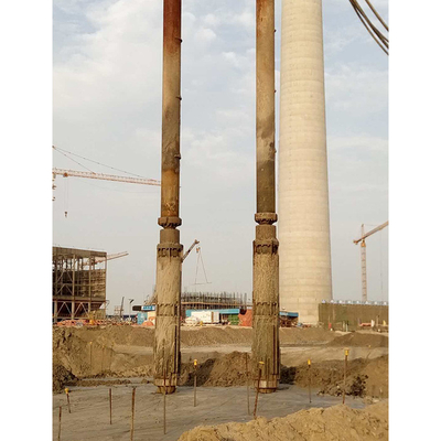 Electrical 55 kW vibroflotation device for strengthen the foundation of shear capacity by stone column pile