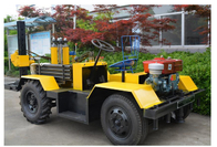 Wheeled hydraulic static cone penetrometer vehicle for soil CPT testing machines