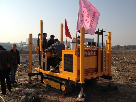 Crawler type cpt vehicle cone penetration test truck