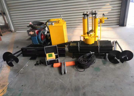 NDJT-10T Portable Double-cylinder hydraulic static penetration tester  for soil on site testing