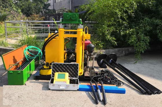 NDJT-10T Portable Double-cylinder hydraulic static penetration tester  for soil on site testing