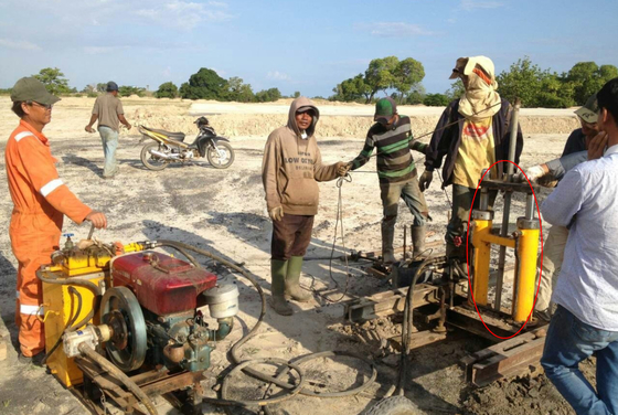 NDJT-10T Portable Double-cylinder hydraulic static penetration tester  for soil on site testing