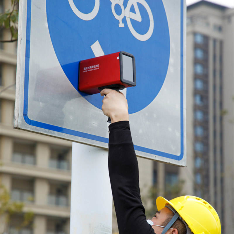 Portable Gps Vertical Sign Retroreflectometer For Road Markings