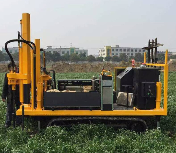 Hydraulic 200kN soil cone penetration testing equipment for soil on site testing