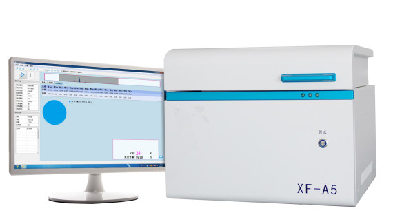 XF-A5 Desktop with computer screen operation assay gold ore tester