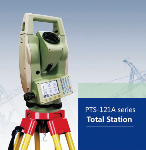 English Edition Color Screen total station price with High precision Dual axis survey instrument