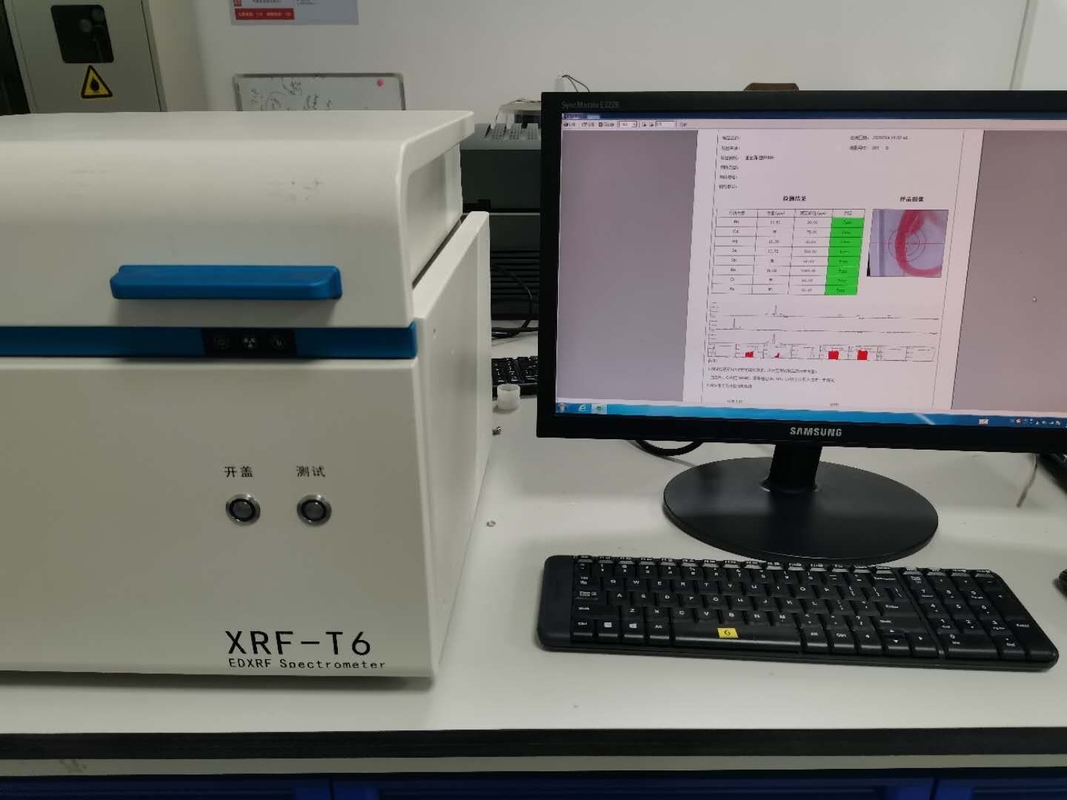XRF-T6 RoHS Testing Equipment(EDXRF) with fluorescence spectrometer portable x-ray for environmental restricted elements