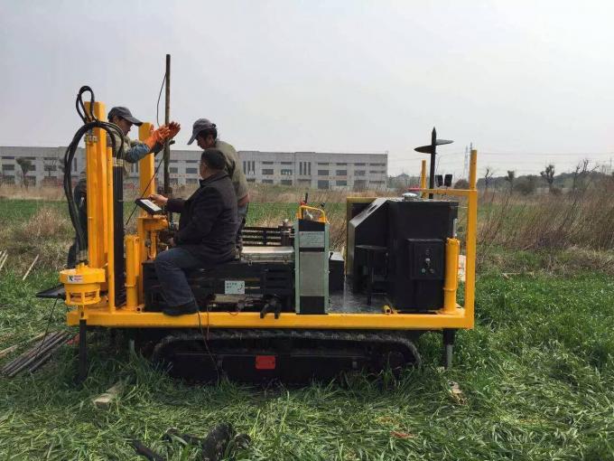 Crawler type cpt vehicle cone penetration test truck