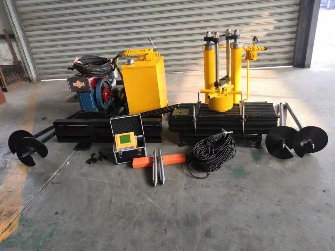 50KN Hydraulic Drag type CPT machine hydraulic static cone penetrometer
