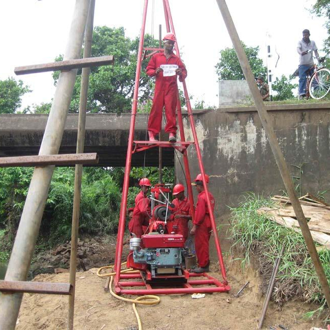 XY-200 Portable Hydraulic Core Borehole Water Well sampling Dilling Rig Machine for Sale