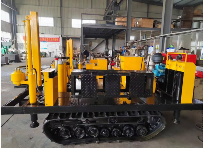 Cralwer Type Static Cone Penetrometer CPT Anchoring Machine for test QC, FS,U Data for Bearing Capacity of Foundation