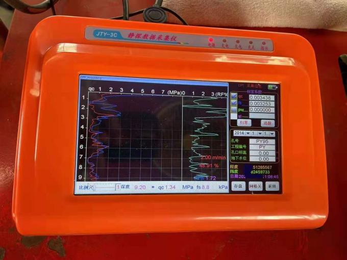 50kn Full Hydraulic Track Static Cone Penetrometers CPTU Penetration test for Soil